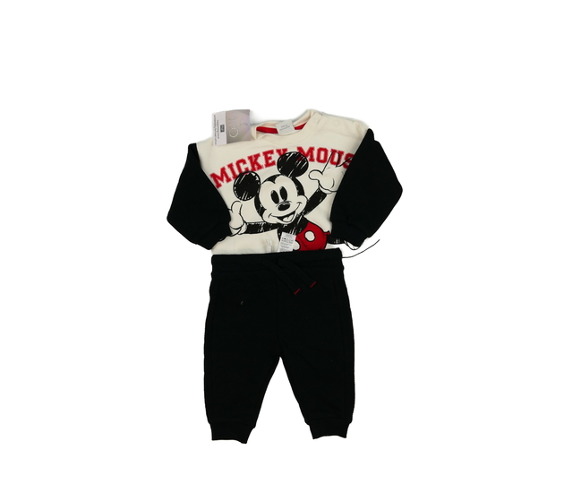 Nová černo-bílá teplákovka Mickey Disney F&F