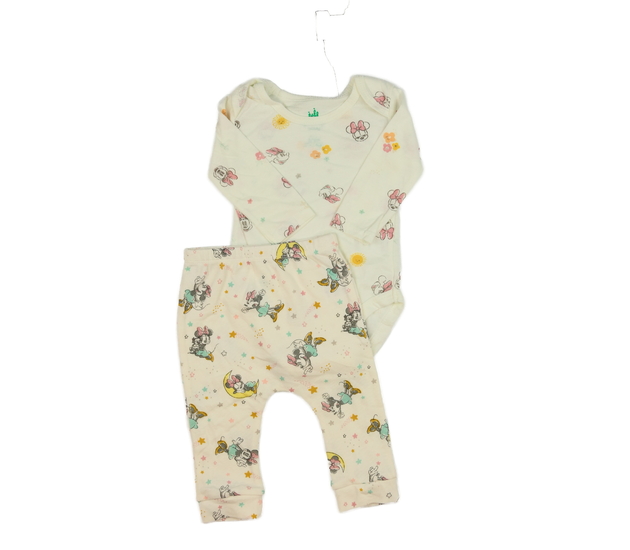 Krémové body a legíny Minnie Disney 