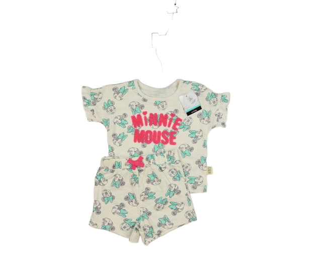 Nové světlé letní triko a kraťasy Minnie Disney Ge
