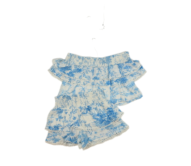 Zdobný letní crop top a kraťasy River Island 