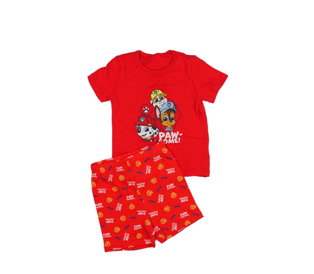Červené triko a kraťasy Tlapková Patrola George