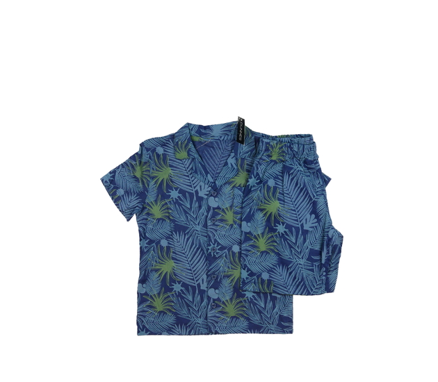 Nová letní modrá košile a kraťasy