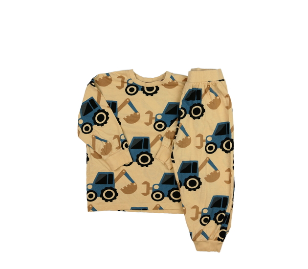 Hnědý slabý set se strojem Next