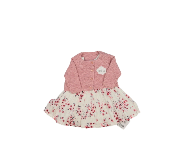 Nové květinové šaty a růžový svetřík George