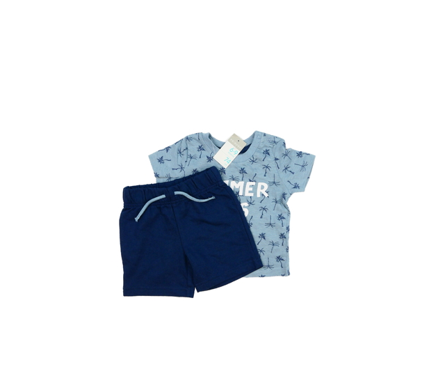 Nové modré triko a kraťasy Primark 