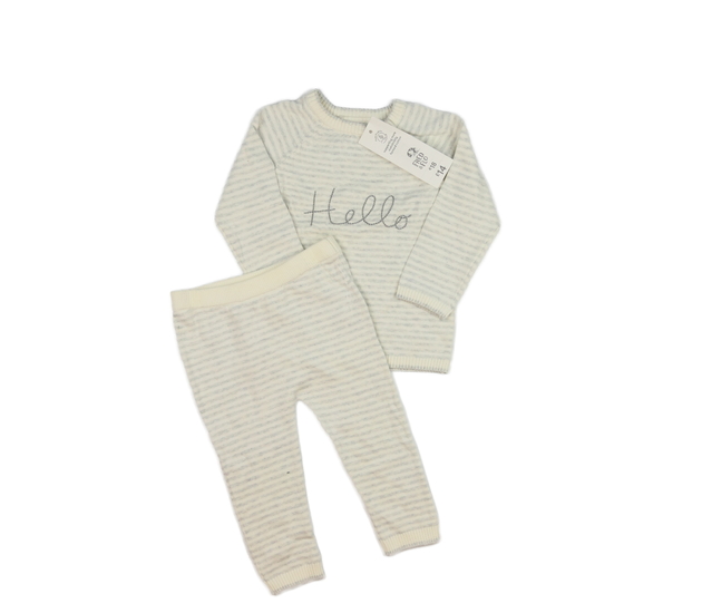 Nové světlé legíny a svetřík F&F