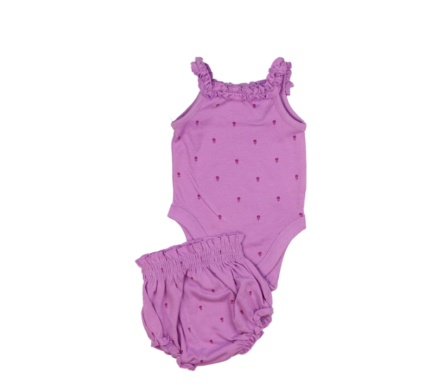 Fialový květinový set 2 ks George