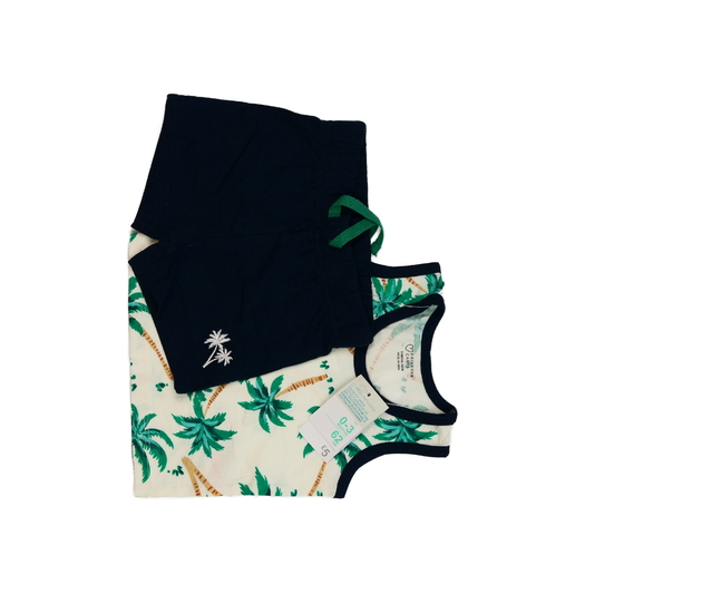 Nové tílko a kraťasy s palmami Primark 