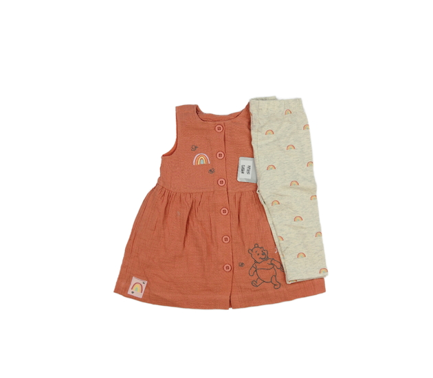 Nové růžové šaty a legíny Medvídek Pú Disney 