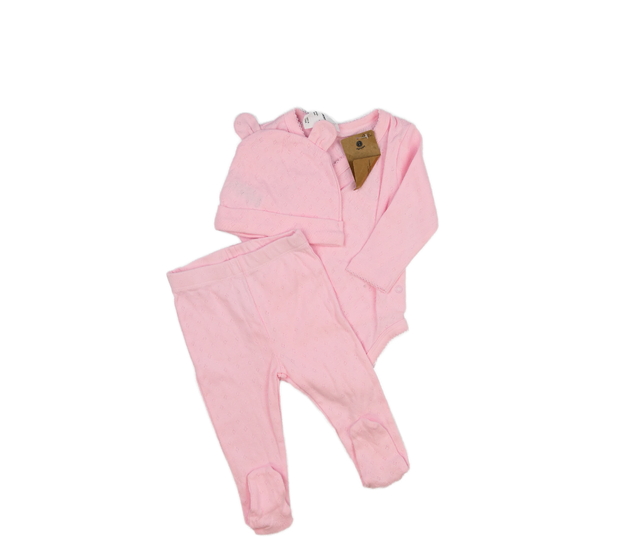 Nové růžové body, čepička a capáčky madeirové 