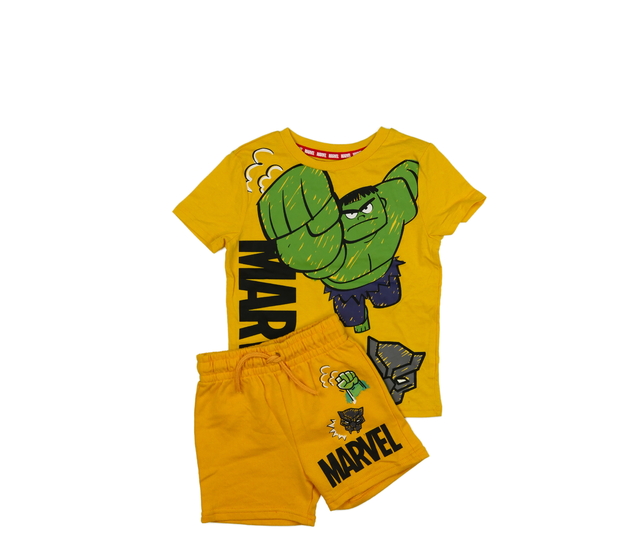 Žluté triko a kraťasy Marvel George