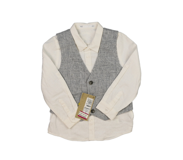 Nový společenský set košile a vesta M&S
