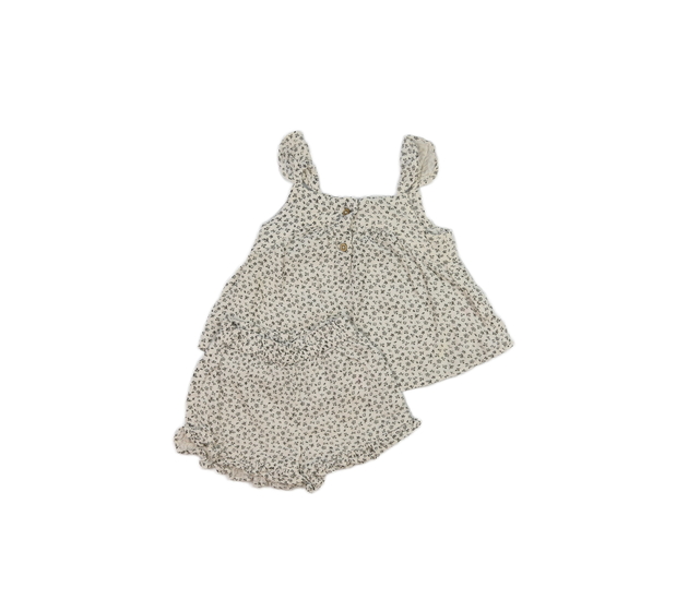 Krémové tílko a kraťasy George