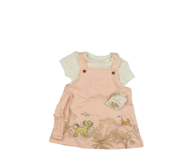 Nové růžové šaty, body a čelenka Lví Král Nutmeg