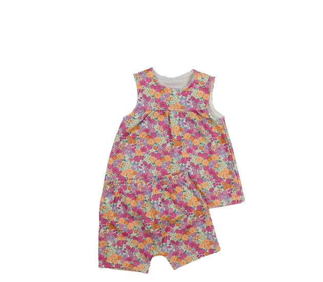 Květinové tílko a kraťasy Nutmeg