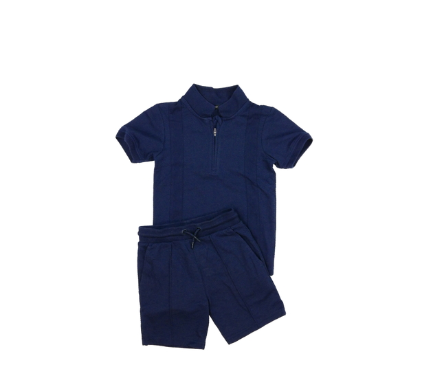 Tmavě modré triko a kraťasy George