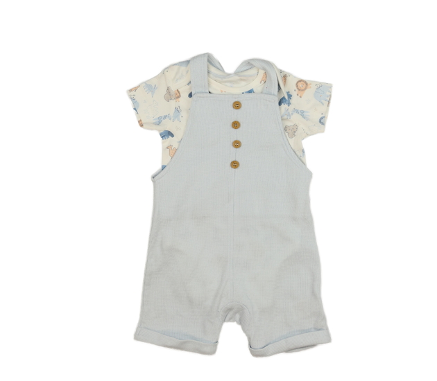 Modrý overal a bílé body Mothercare