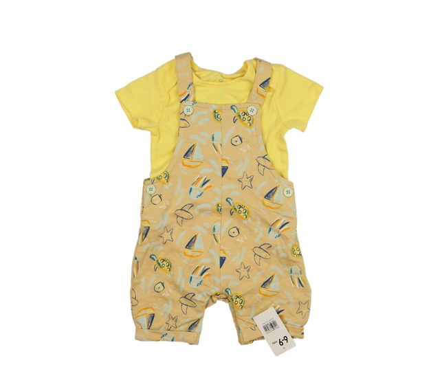 Nové žluté body a overal se zvířátky Mothercare