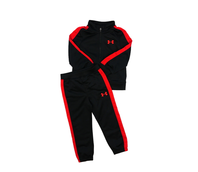 Černo-červená sportovní teplákovka Under Armour 