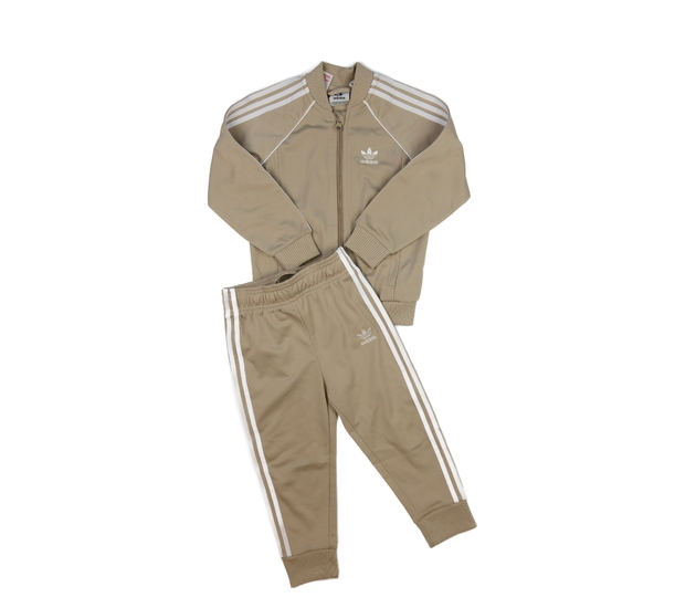 Hnědá tepláková souprava Adidas