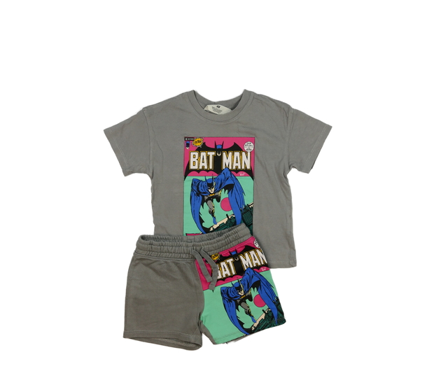 Šedé triko a kraťasy DC Batman H&M