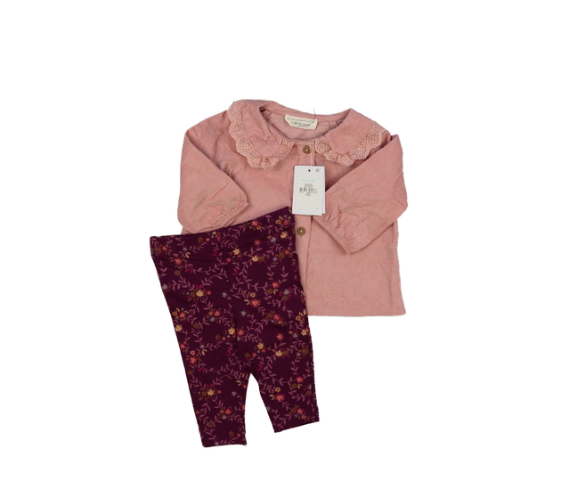 Nový set růžovo-fialový 2 ks Primark 