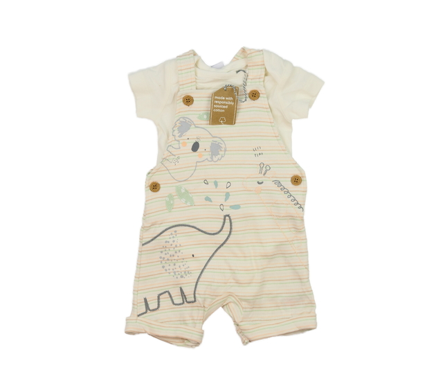 Nové bílé body a pruhovaný overal Mothercare