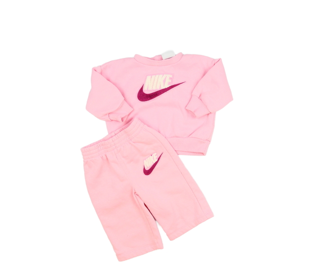 Růžová teplákovka Nike 