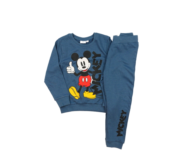 Modrá slabší teplákovka Mickey 