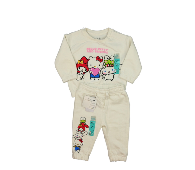 Nová krémová teplákovka Hello Kitty Primark 