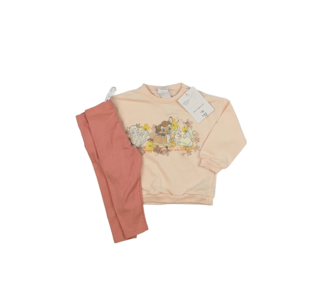 Nový růžový set 2 ks Bambi Disney 