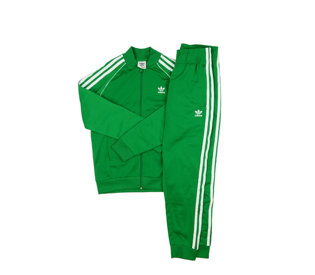 Zelená sportovní teplákovka Adidas