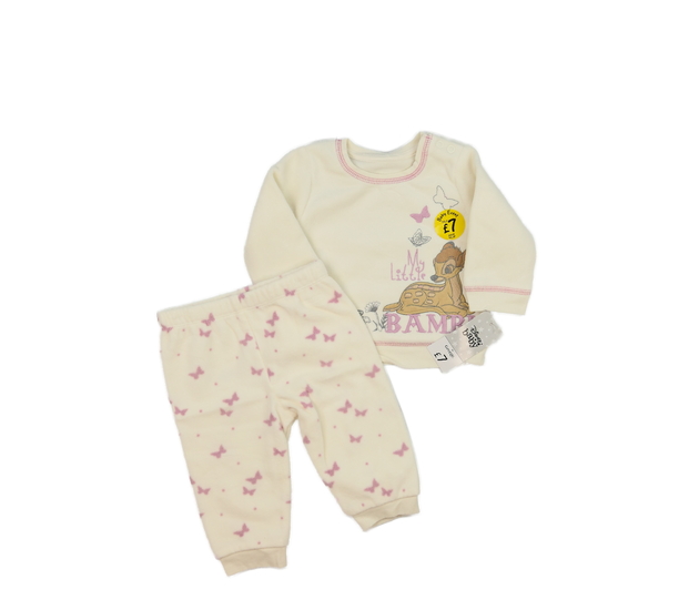 Nový krémový teplý set Bambi Disney George