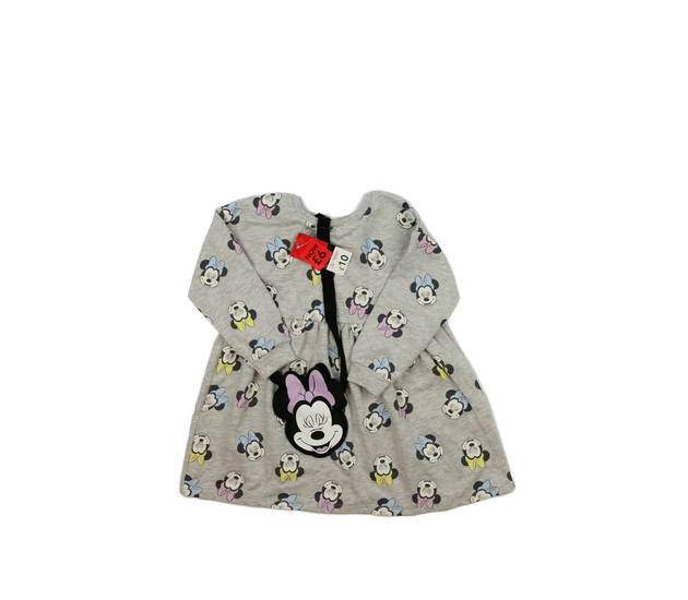 Nové šedé mikinové šaty a kabelka Minnie George