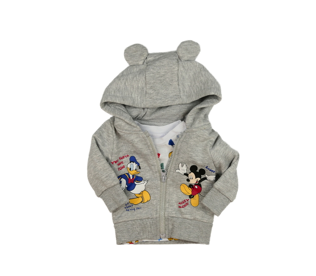 Nová šedá mikina a triko Mickey Primark 