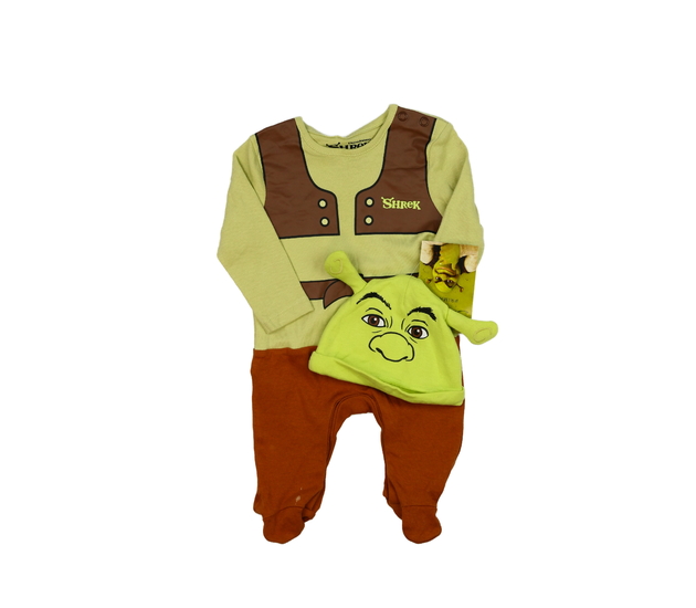 Nový overal a čepička Shrek Primark 