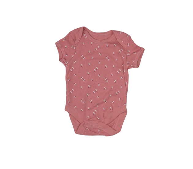 Růžové body s květinami Primark