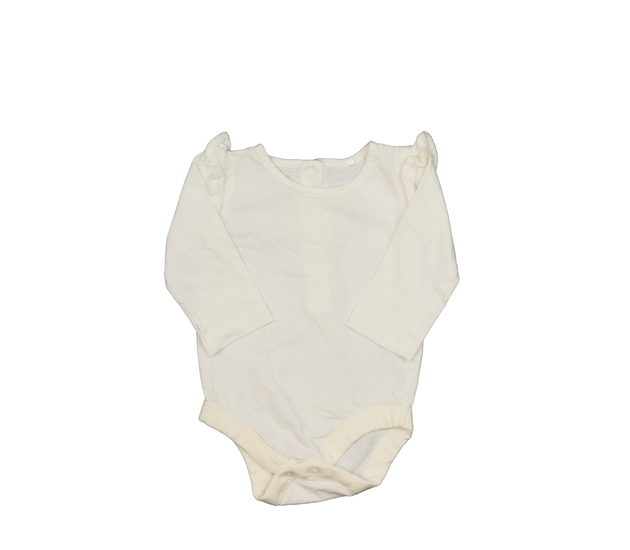 Krémové body s volánky Tu