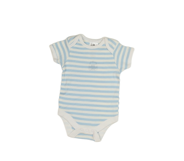 Pruhované modrobílé body 