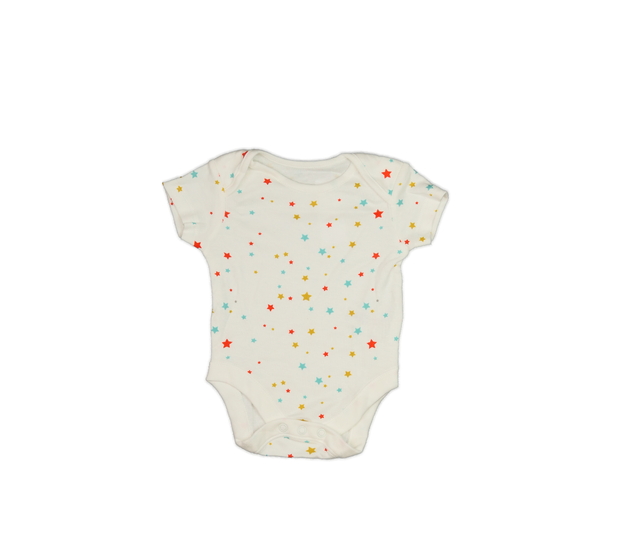 Bílé body s barevnými hvězdami George