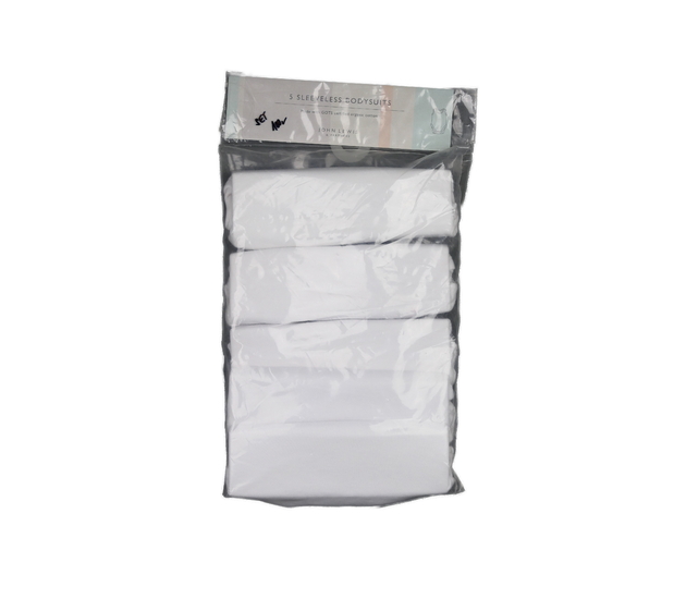 Nové bílé tílkové body 5 ks John Lewis