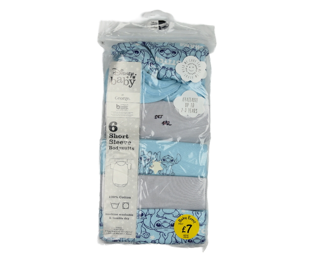 Nové body s krátkým rukávem 6 ks Stitch George