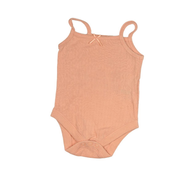 Meruňkové tílkové body s mašlí Nutmeg