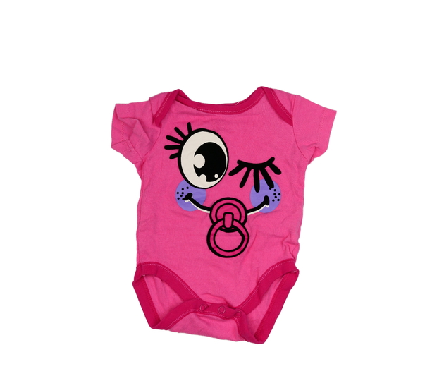 Růžové body s tvářičkou