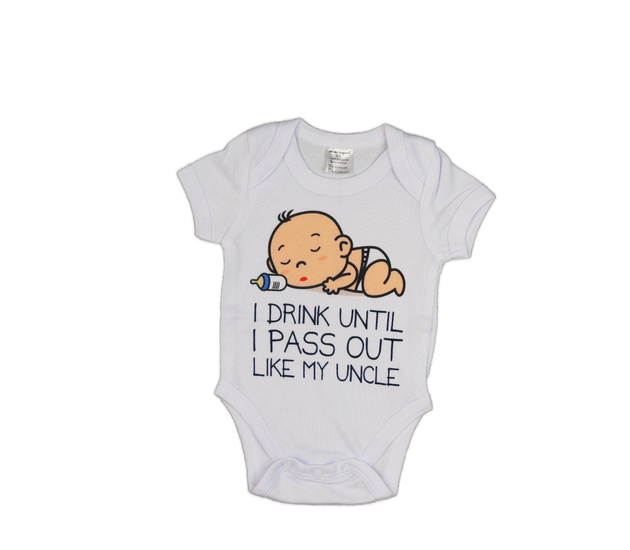 Bílé body s veselým obrázkem