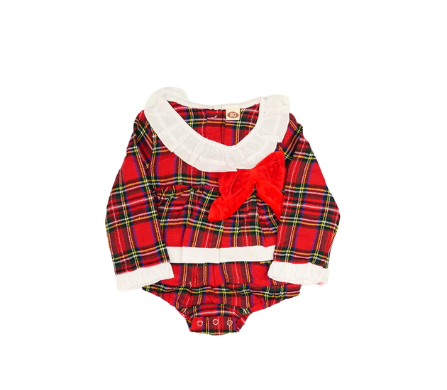 Červené vzorované společenské body