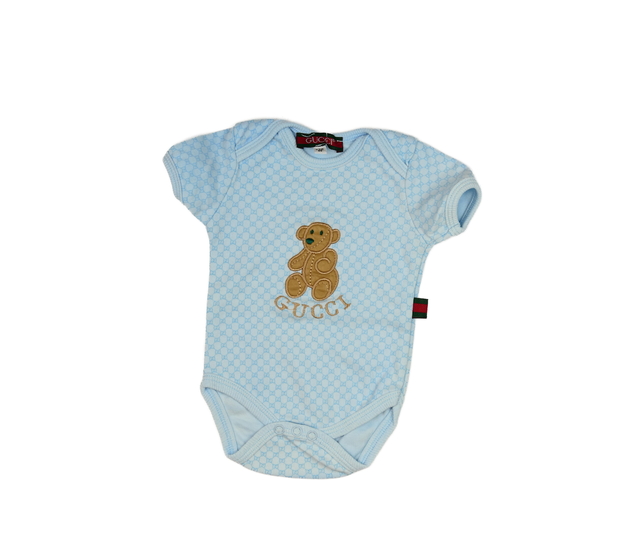 Modré body s medvídkem