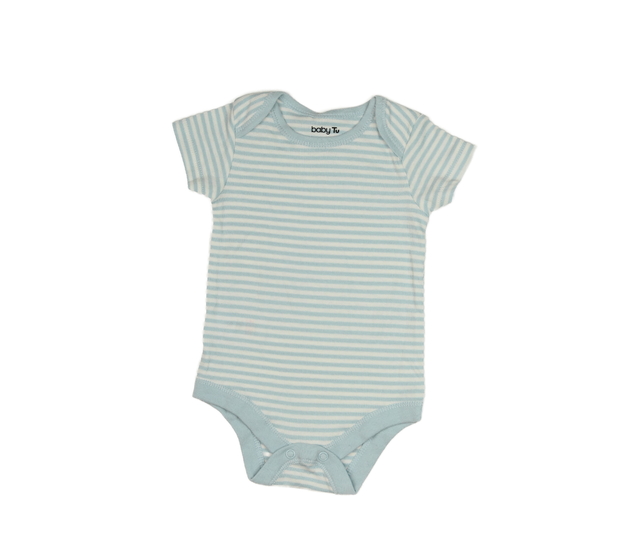 Světlé modře pruhované body Tu