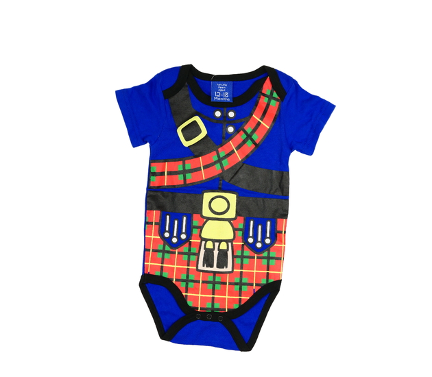 Tmavomodré body s potiskem 