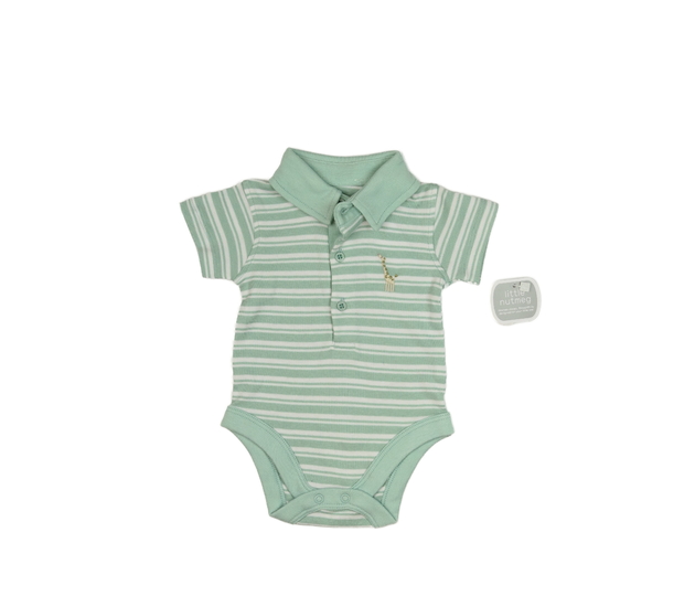 Nové zelené body s límečkem a žirafou Nutmeg